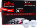 Polara Self-Correcting Golf Balls – High-Performance Golf Balls with Soft Feel, Anti-Slice & Hook Correction, Exceeds USGA Limits, Dimple Design for Maximum Distance, Golf Accessories for Men & Women