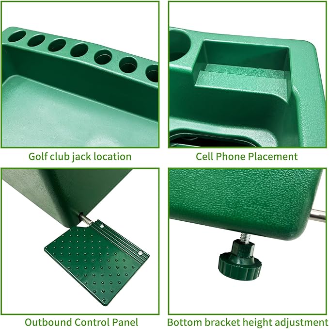 WBM Automatic Golf Tee Machine, Golf Ball Dispenser Tee, Golf Swing Trainer