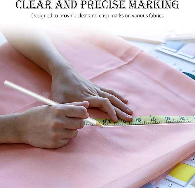 20pcs Sewing Marking Pencils for Fabric Tailor White Mark Pencils Fabric Chalk - Image 2