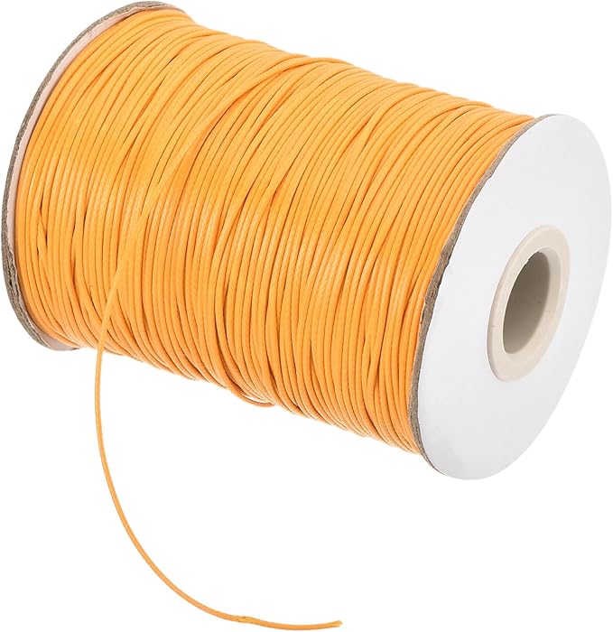 MECCANIXITY Waxed Cord 1mm Waxed Polyester Cord 175 Yard Wax String by MECCANIXITY