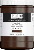 Liquitex Professional Heavy Body Acrylic Paint, 32-oz Pot, Burnt Umber by Liquitex