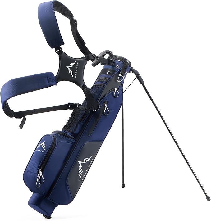 UNIHIMAL Par 3 Golf Bag Small Lightweight with Dual Shoulder Straps – Pitch n Putt Golf Bag Easy to Carry and Durable for Men/Women– 31.5 inches Tall