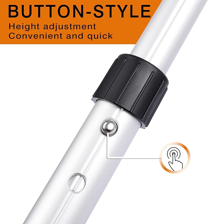 Golf Travel Support Pole,Aluminium Golf Support Rod,Golf Travel Bag Support System to Protect Clubs from Impacts