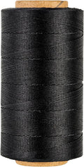 Thin Wax Polyester Thread, 547 Yards, 3 Ply Round Waxed Cord Strings by Wearecommittedtohelpingpeoplecreatebeautifuluniqueandpersonalizedhandcraftedcreations