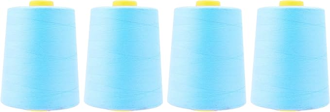Mandala Crafts 4 Pack of Serger Threads Cones Spools by MandalaCrafts