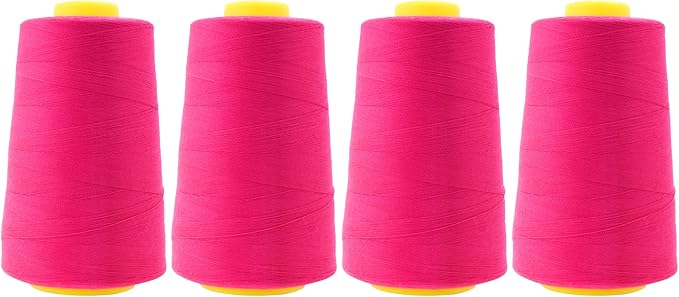 Mandala Crafts 4 Pack of Serger Threads Cones Spools by MandalaCrafts