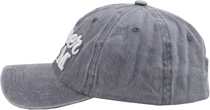 Distressed Soccer Mom Baseball Cap for Women, Adjustable Washed Embroidered Sun Hat for Mama
