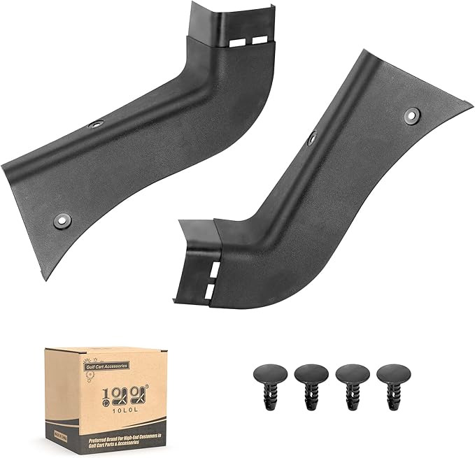 10L0L Golf Cart Front Side Guard Set - Driver Side & Passenger Side Replacement Parts Compatible with EZGO RXV Golf Cart Models, Rugged and Durable, OEM# 601257 & 601258