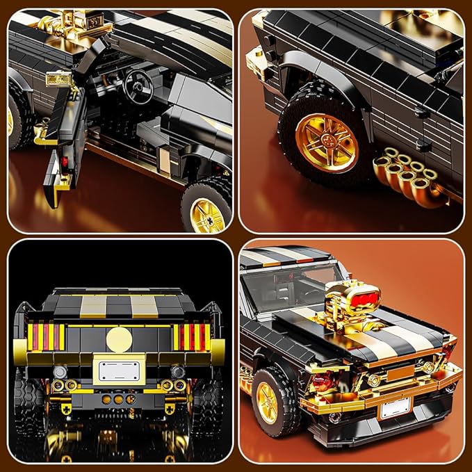 1:10 MOC Sports GTRS Car Building Blocks Toys Boys or Adults Kits， Building Set - Image 7