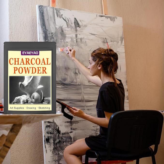 Premium Charcoal Powder for Drawing & Sketching - Image 6