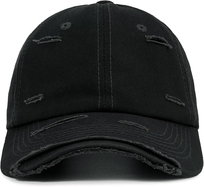 Komorebi Baseball Cap Women Men Vintage Washed Distressed Hats Adjusted Cotton Dad Hat Adjustable Trucker Headwear