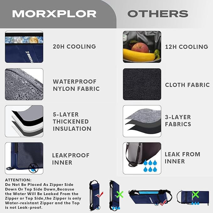Golf Cooler Bag - 6 Can Insulated Beer Sleeve Soft Cooler,Golf Cart Accessories,Golf Club Bag Accessories