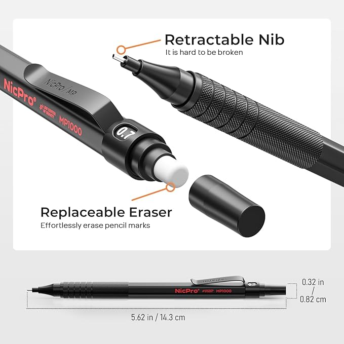 Nicpro 22PCS Art Mechanical Pencil Set - Image 3