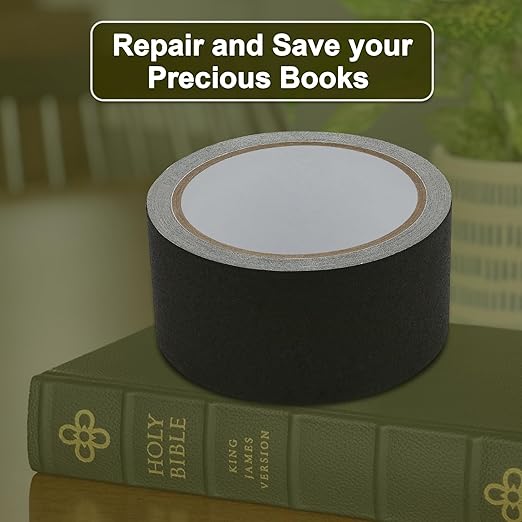 Cloth Bookbinding Repair Tape Matte Book Repair Tape 2 Inch by 33 Feet Self - Image 5