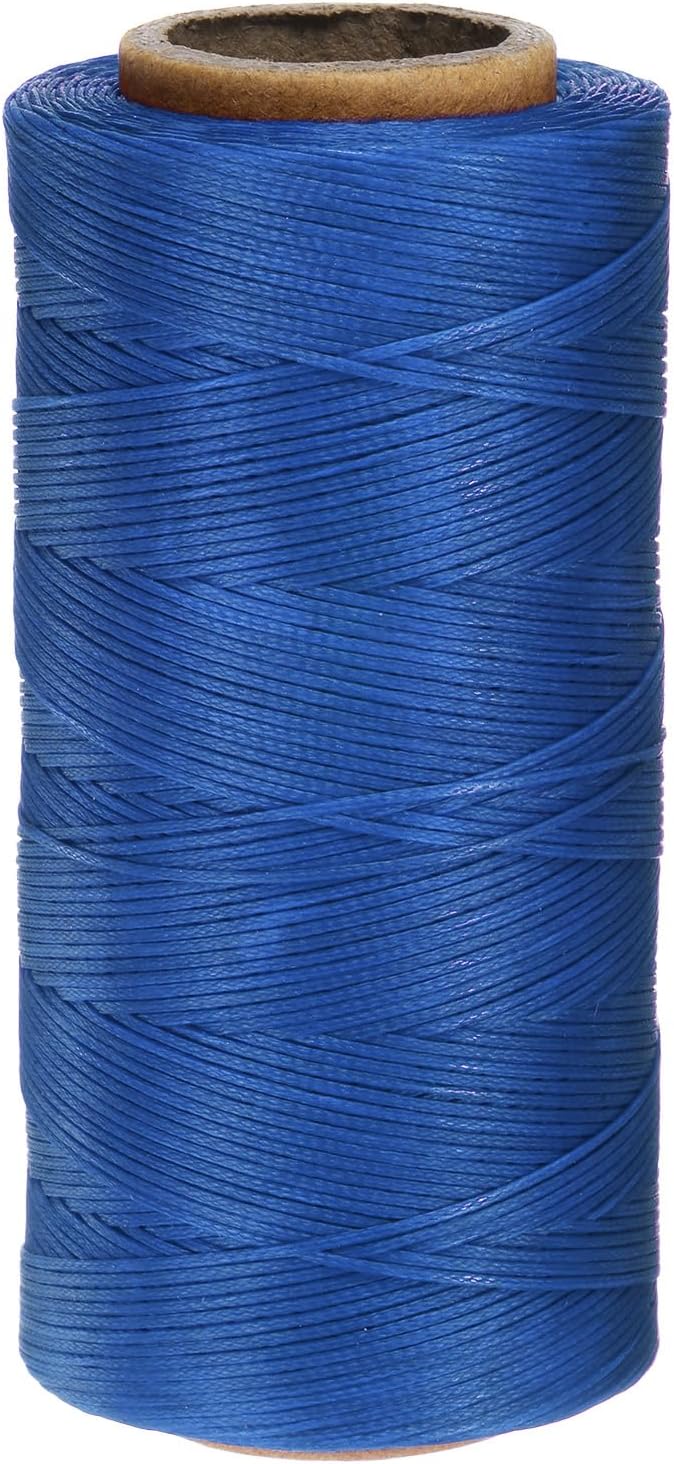 uxcell 150D 0.8mm Flat Waxed Thread 284 Yards Polyester Leather Sewing Waxed by uxcell