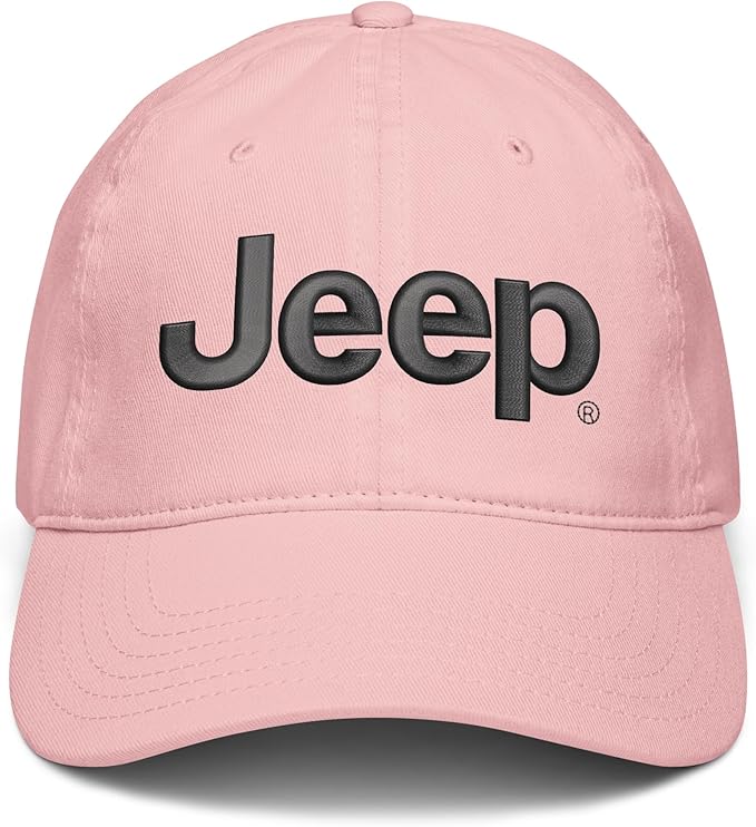 Jeep Cap Adjustable Puff Embroidered Baseball Hat