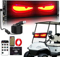 TOBWOLF Golf Cart LED Sign 23x5in Programmable Flexible Windshield Screen, App Controlled DIY Pattern Soft Lights, USA Patriotic 4th of July Independence Day Decor for Golf Trucks