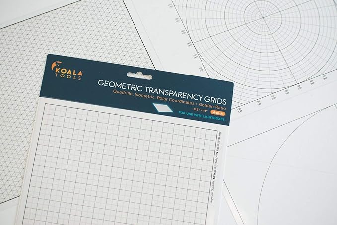 Koala Tools | Geometric Grid Transparency Sheets - Image 9