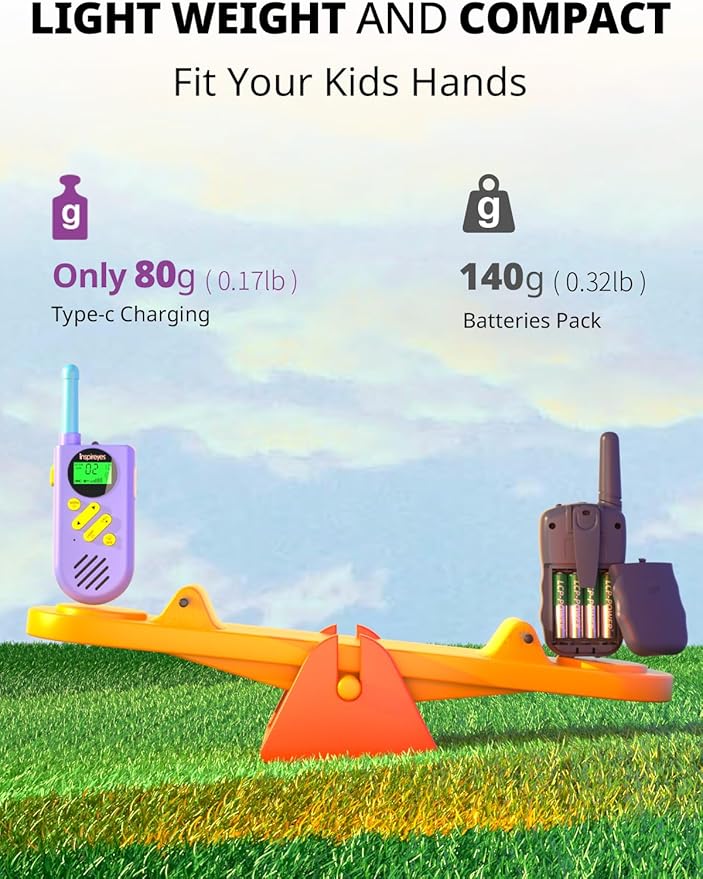 Walkie Talkies for Kids Rechargeable, Toys for Boys and Girls Ages 3-12 - Image 4