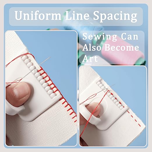 2 PCS Square 3mm Edge Lock Seam Guide, Mini Sewing Finger Ruler - Image 5