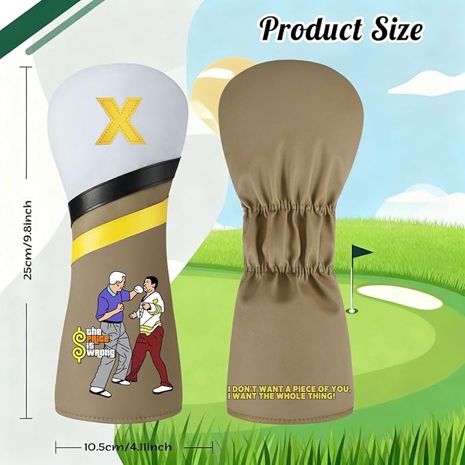 Funny Golf Putter Headcover, Perfect Golf Gift for Men and Women, Golf Accessories for Golfers