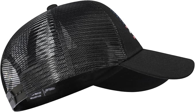 Baseball Cap, American Flag Trucker Hat for Men Women, Breathable Adjustable Fit Outdoor Mesh Snapback Hats