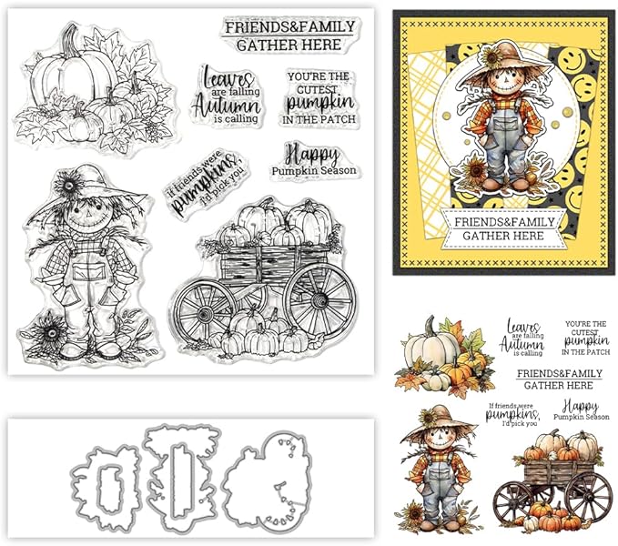Halloween Clear Silicone stampReusable Stamp by YIXUAN