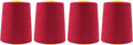 Mandala Crafts 4 Pack of Serger Threads Cones Spools by MandalaCrafts
