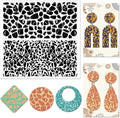 CHGCRAFT Tile Pattern Polymer Clay Texture Sheets Pebble Texture Silicone Clay by chgcraft