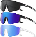 Kids Sunglasses Polarized - UV400 Protection Boys Youth Cycling Goggles Baseball Sunglasses with Glasses Strap