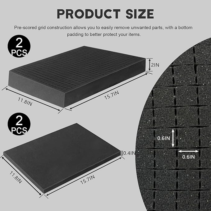 Pick and Pluck Foam Sheets, Tool Box, Storage Drawer - Image 4