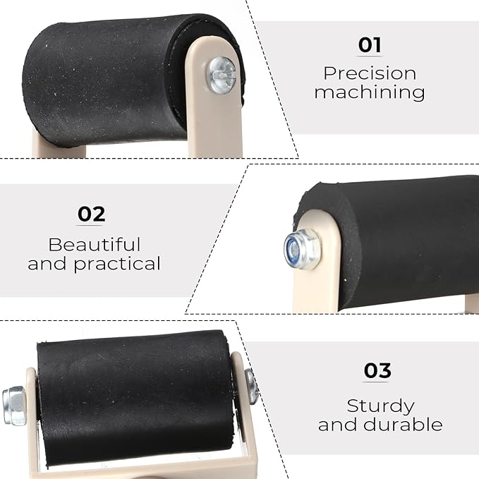 15 Pcs Rubber Brayer Roller Bulk, Small Printmaking Brayer Rollers 1.97 Inch - Image 3