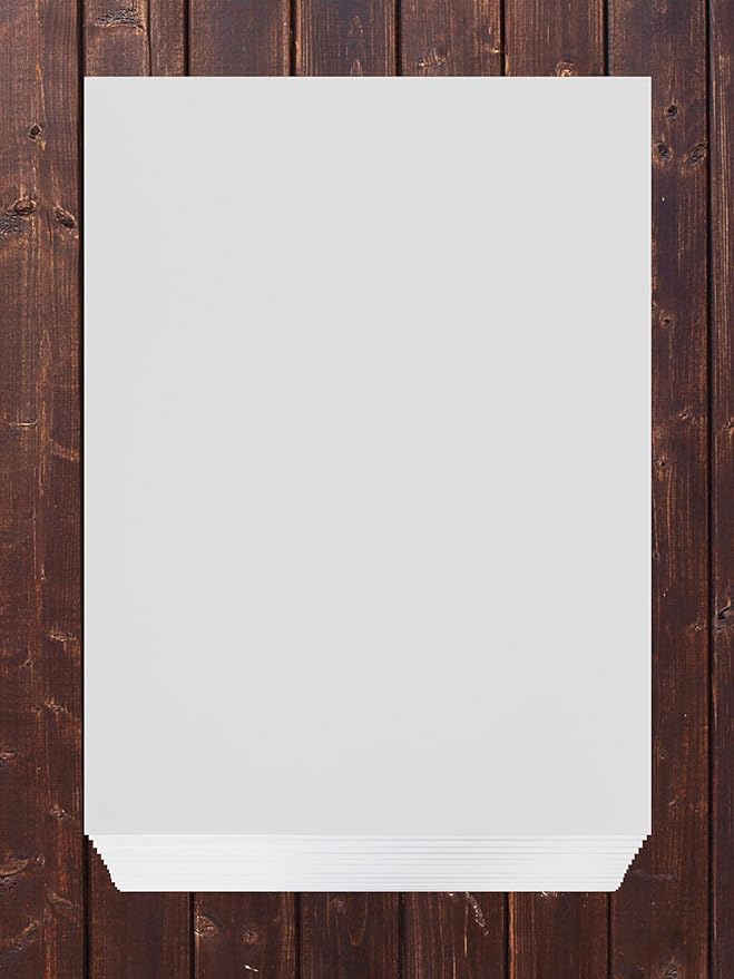 15 Pack Foam Board | White Foam Board 1/8 Inch Thick White Core Mat | Backing - Image 8