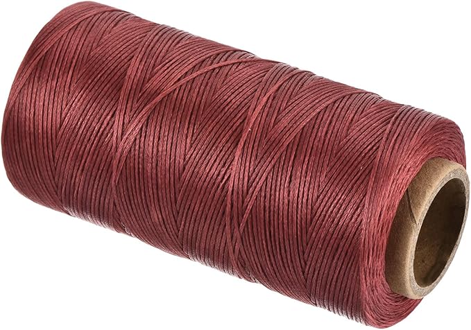 MECCANIXITY Waxed Thread, 284 Yard 0.8mm 150D Flat Wax Thread Polyester Waxed by MECCANIXITY