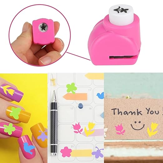 LOVEINUSA 10 PCS Flower Shaped Craft Hole Punch Set - Image 6