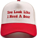 Hat Funny Embroidered Trucker Hat Adjustable Two Tone Snapback Canvas Baseball Cap for Womens