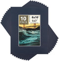 Mat Board Center, 8x10 for 5x7 Dignity Blue Color Mats by MatBoardCenter