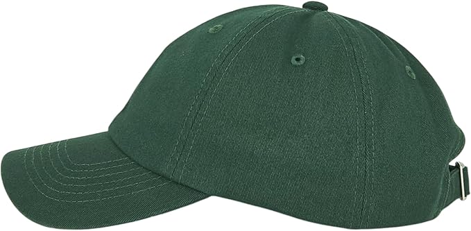 Classic Dad Hat Cotton, Low-Profile Plain Baseball Cap, Adjustable, Breathable and Packable