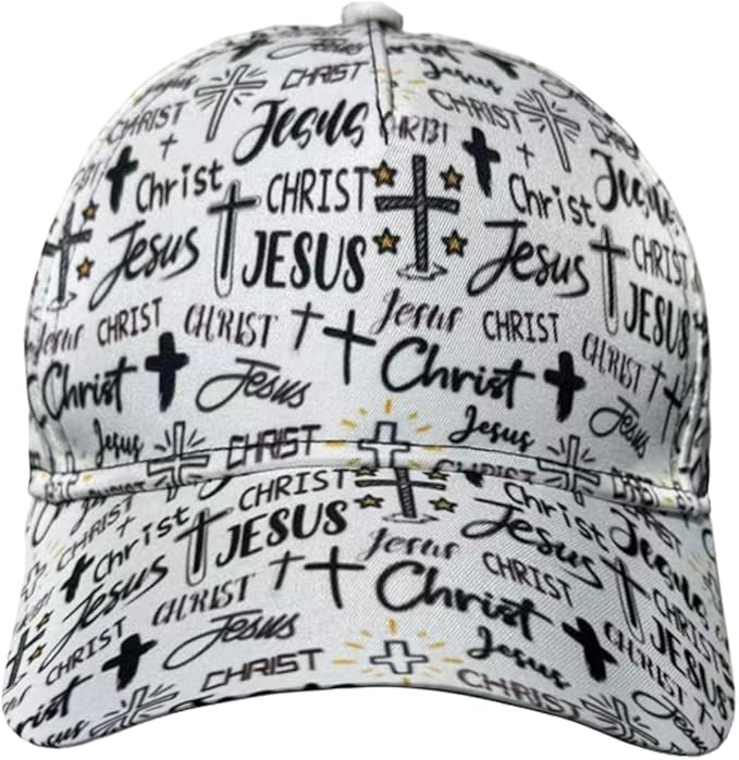 Jesus Baseball Cap Christian Trucker Hat Easter Hats Religion Snapback Cap Adjustable for Women Men