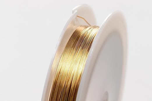 26 Gauge, Jeweler's Brass Wire, Round Dead Soft CDA #230 Alloy Jewelry Grade - - Image 4