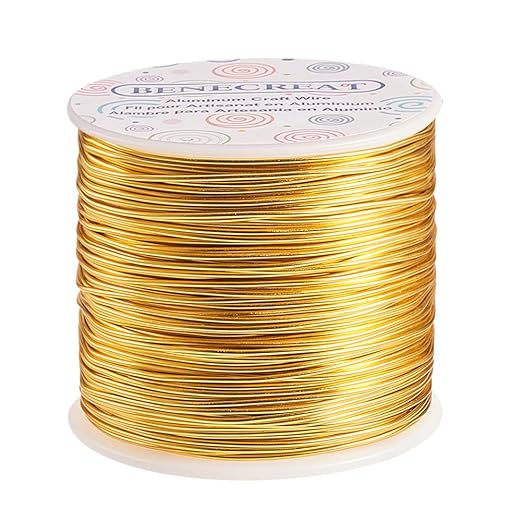 BENECREAT 12 17 18 Gauge Aluminum Wire Anodized Jewelry Craft Making Beading by BENECREAT