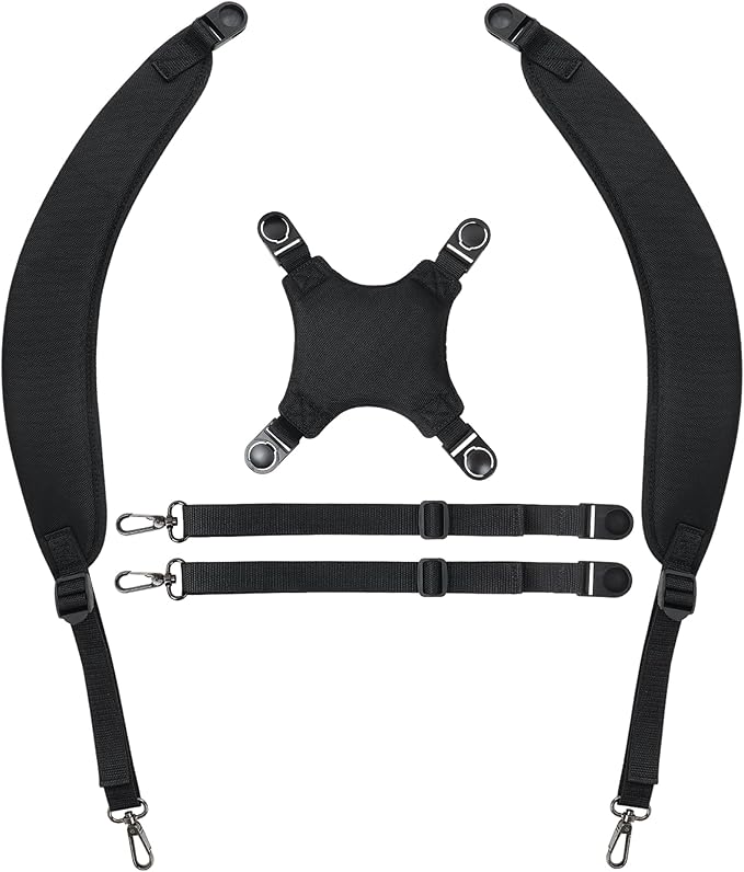 Golf Bag Strap Replacement Comfort Double Shoulder Adjustable Strap Padded Golf Carrying Bag Strap