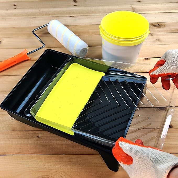 Great Andrew 4 Pack Paint Tray Liners 9 Inch, Paint Roller Trays, Paint Pan - Image 5