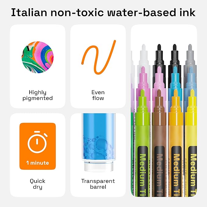 ARTISTRO - Fabric Paint pens and Paint Markers – Permanent Fabric Decorating - Image 6