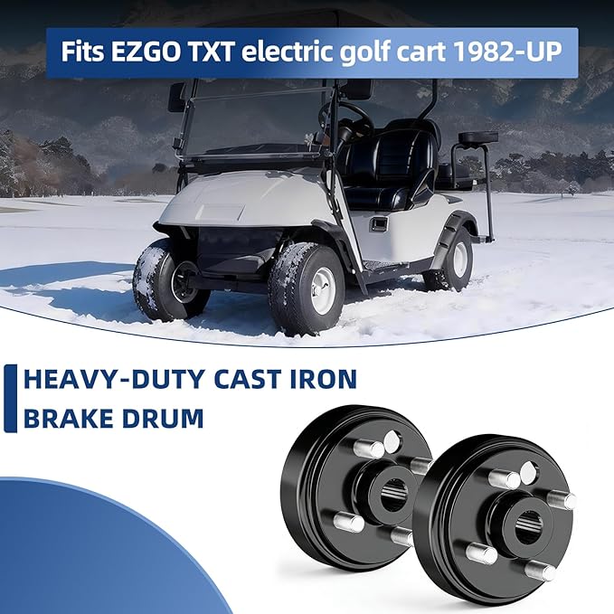 Golf Cart Brake Drum/Hub Assembly for EZGO