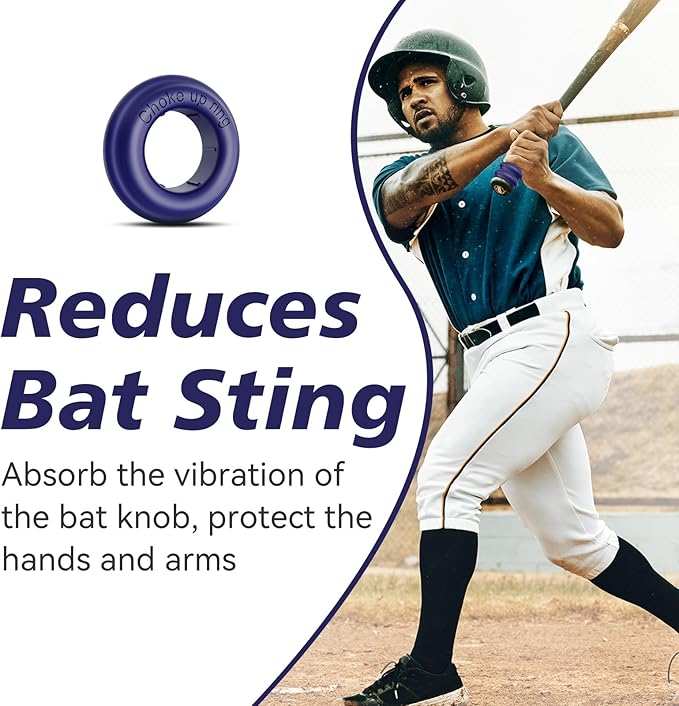 [5 Packs] Baseball Bat Grip Choke Up Rings Bat Ring Bat Choke Up Knob Baseball Softball Teeball Tball Bat Choke Up Ring Bat Knob Baseball Bat Accessories