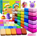 Air Dry Clay for Kids, 60 Colors Molding Magic Clay, Safe & Non-Toxic, DIY by Ixiaoyoo