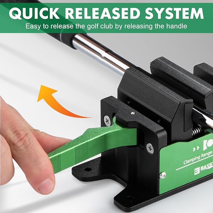Golf Grip Kit Pro Vise Quick Release for Regripping Club Vice Clamp Golf Shaft Home Regrip Clamp Golf Repair Kit Removal Tool Aluminum Made