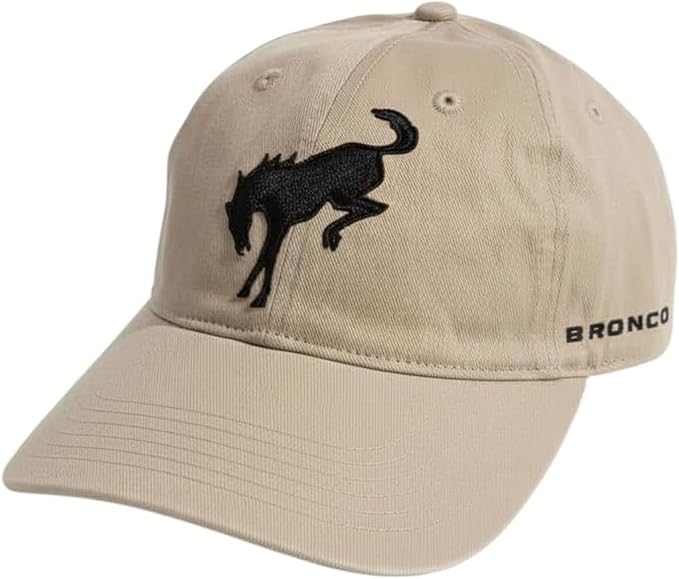 Ford Bronco Hat – Officially Licensed Adjustable Baseball Cap with Embroidered Logo – 5 Colors by Ford Motor Company