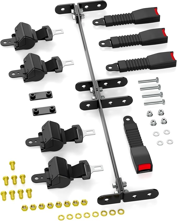 HOWBOW Golf Cart Seat Belt kit